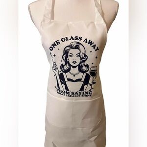 Hand pressed apron